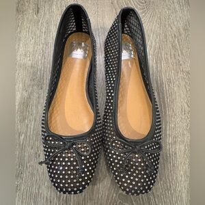 Dolce Vita Black Studded Flats